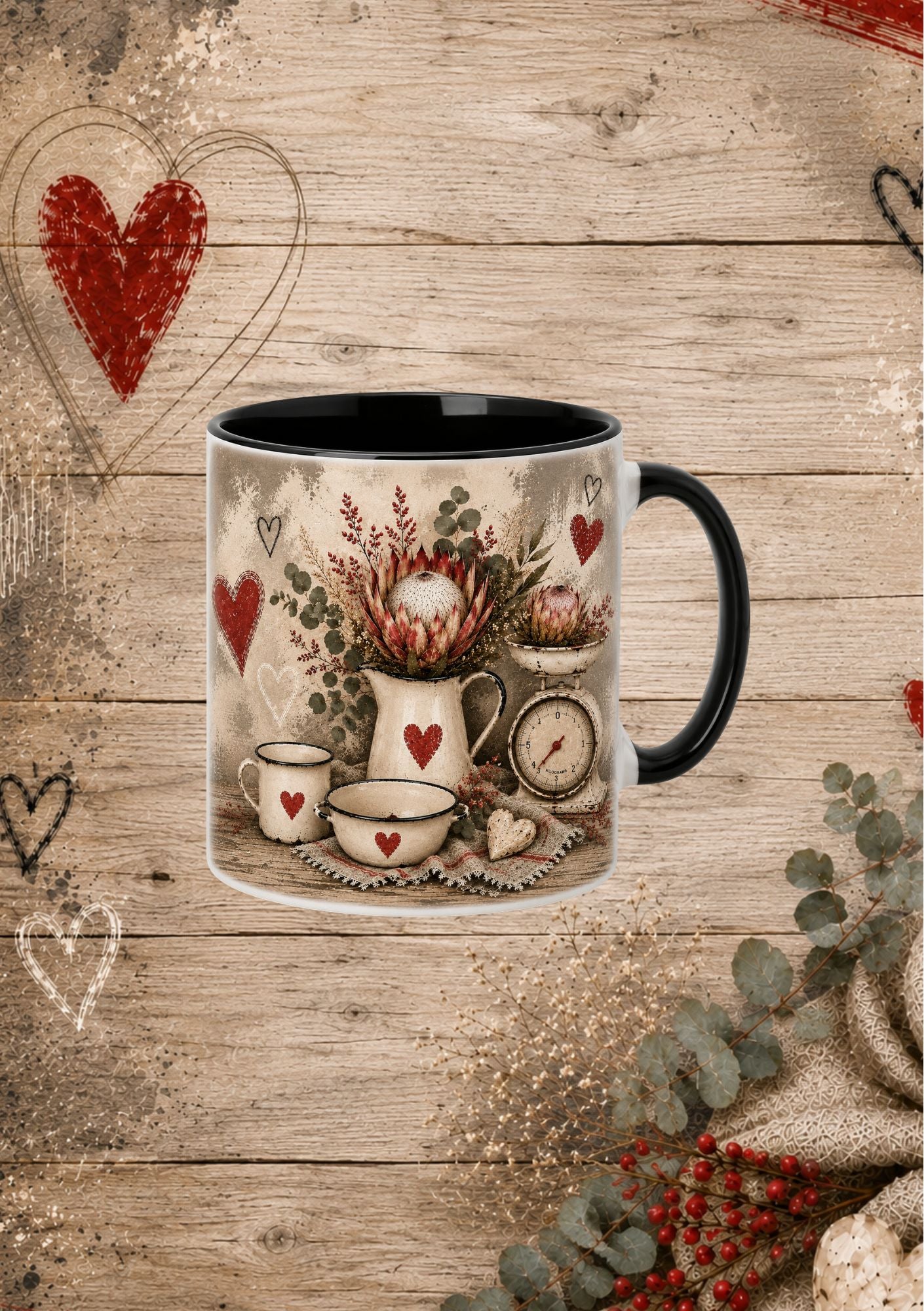 Two Tone Coffee Mug Enamel