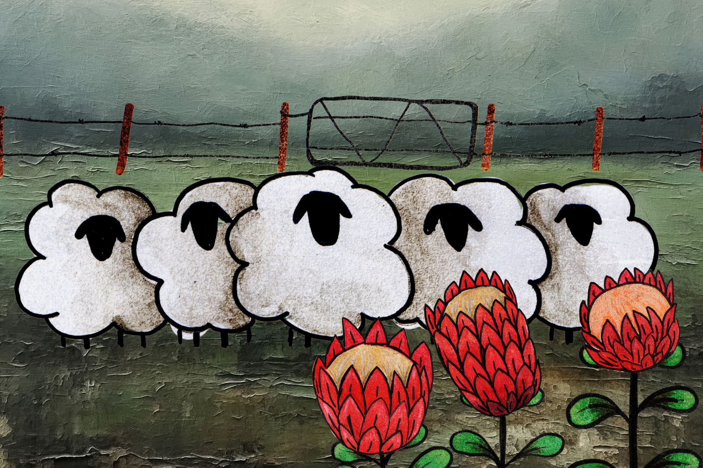 Neoprene Mousepad Little Sheep