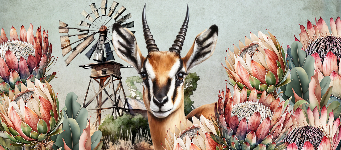 Two Tone Coffee Mug Springbok