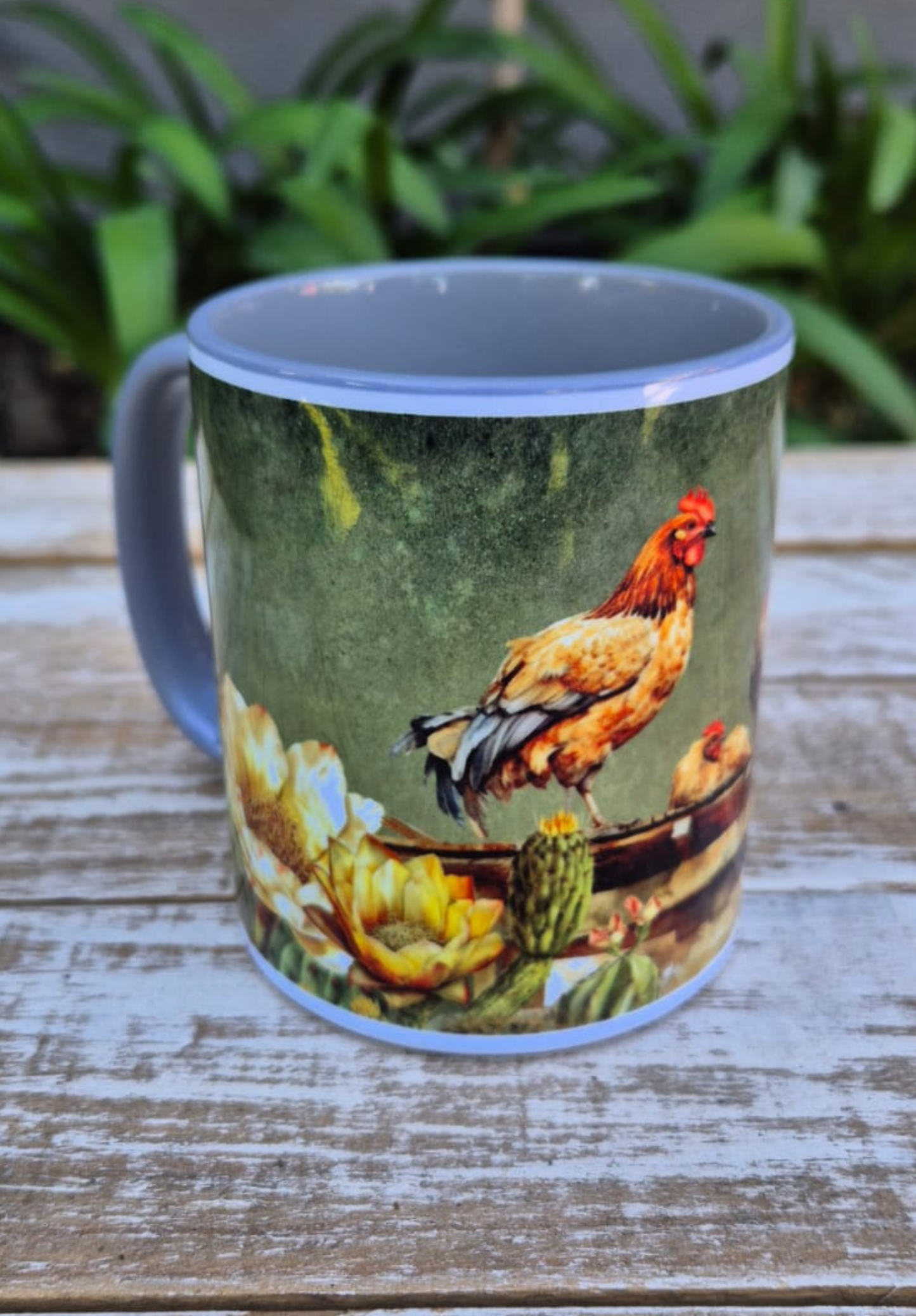 Two Tone Coffee Mug Chicken
