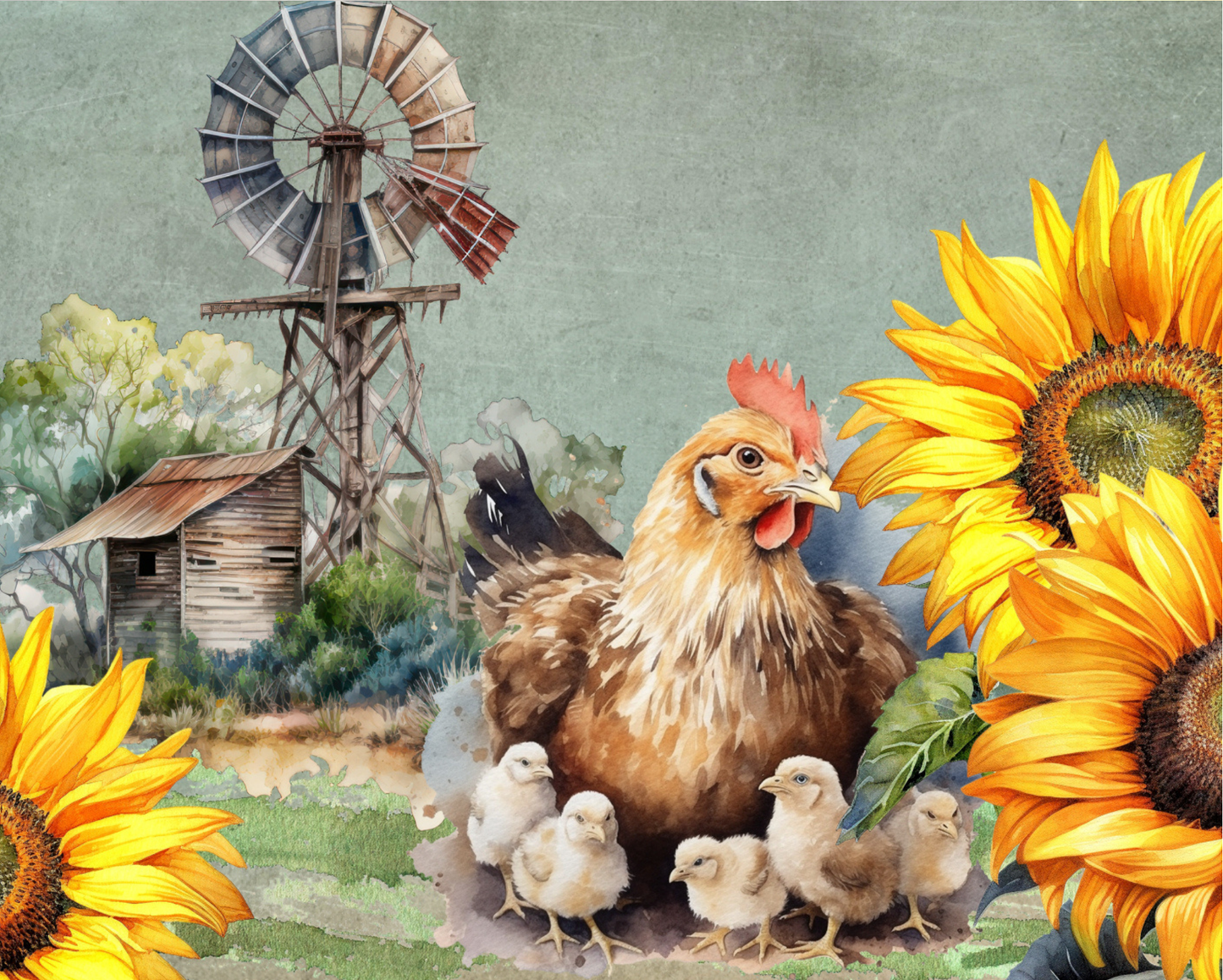 Ceramic Tile Chicken