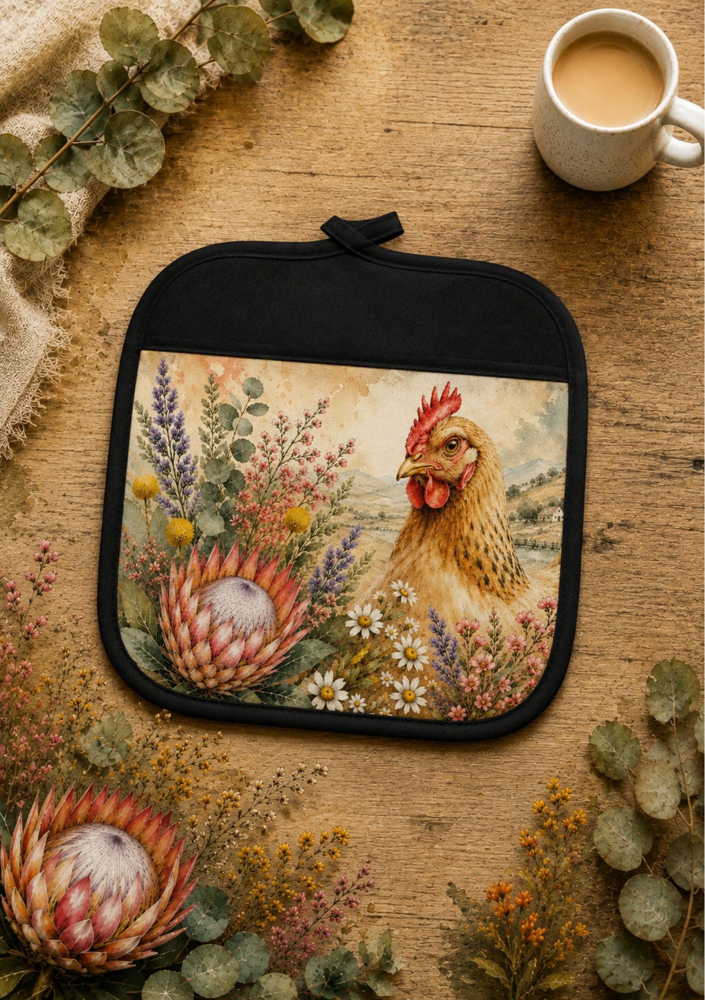 Pot Holder Farm Life