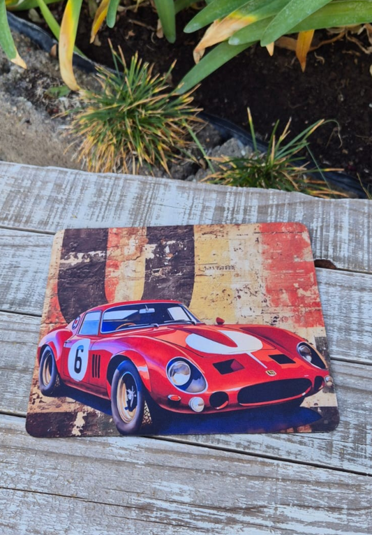 Neoprene Mousepad Vintage Cars