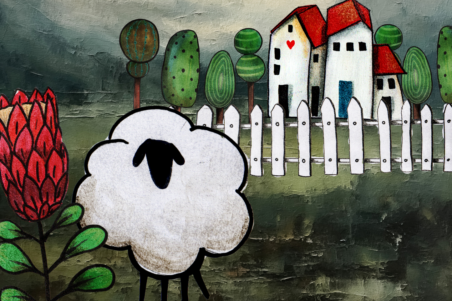 Neoprene Mousepad Little Sheep