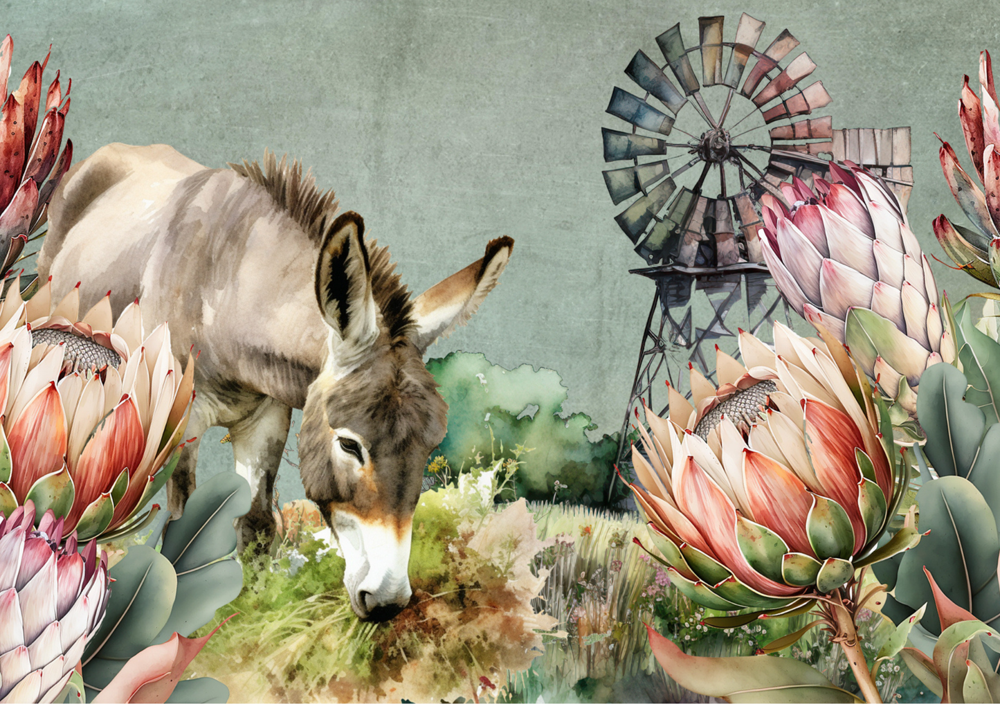 Glass Cutting Board Donkey