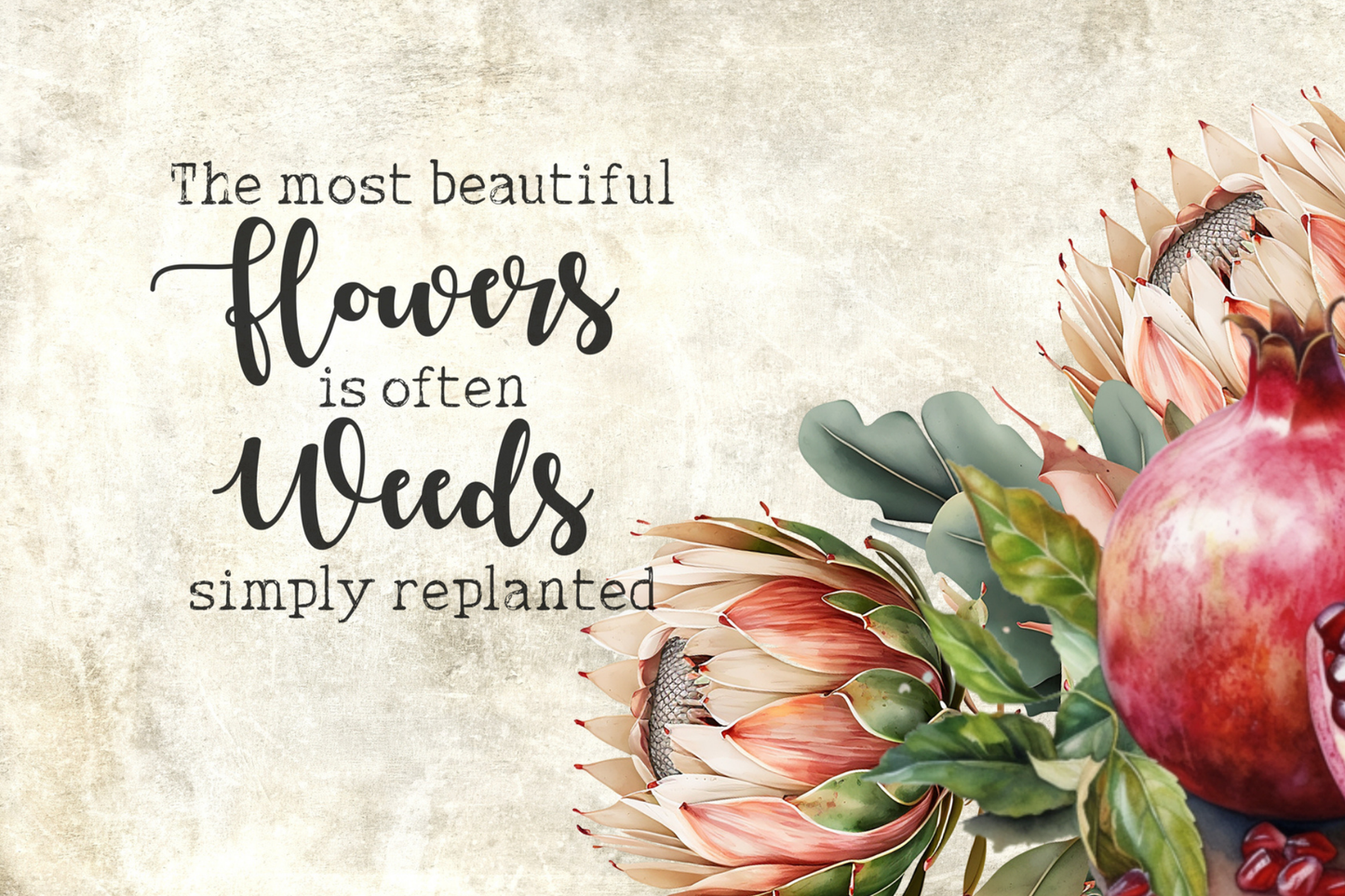 Printed Placemat Pomegranate