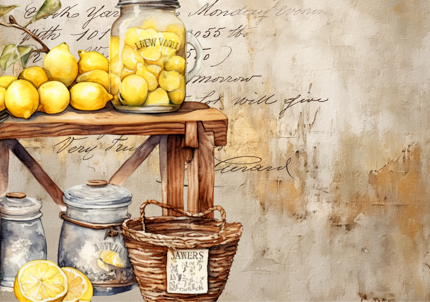 Glass Cutting Board Lemon