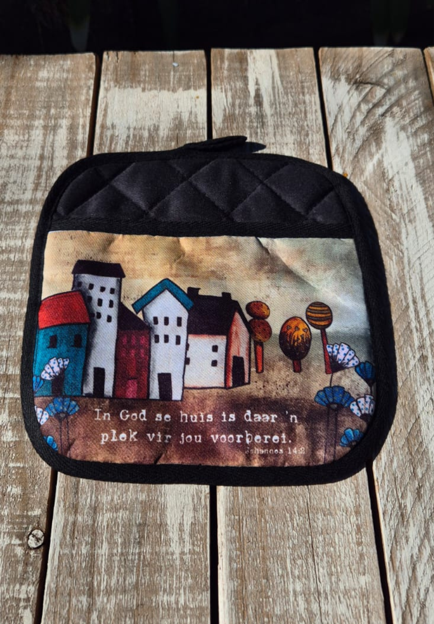 Pot Holder Artsy Little Houses