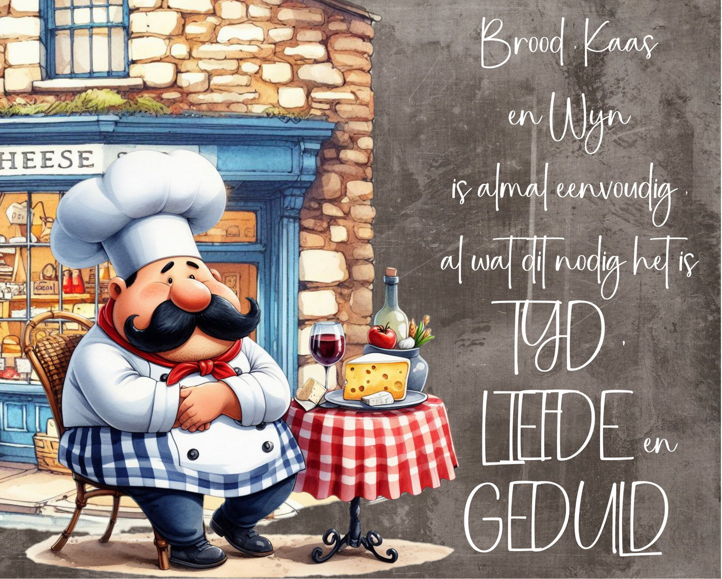 Ceramic Tile Fat Chef