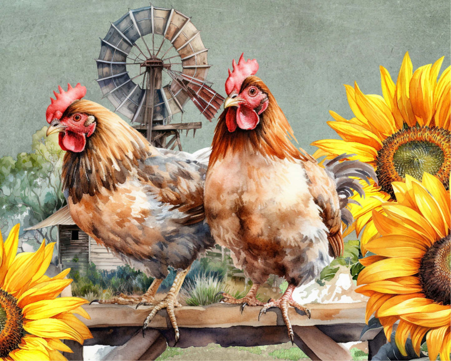 Ceramic Tile Chicken