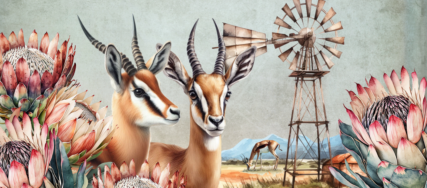 Two Tone Coffee Mug Springbok