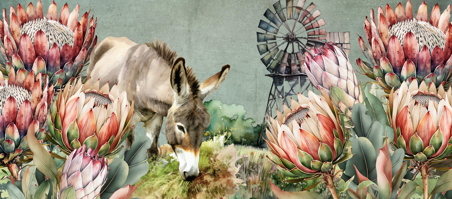 Two Tone Coffee Mug Donkey