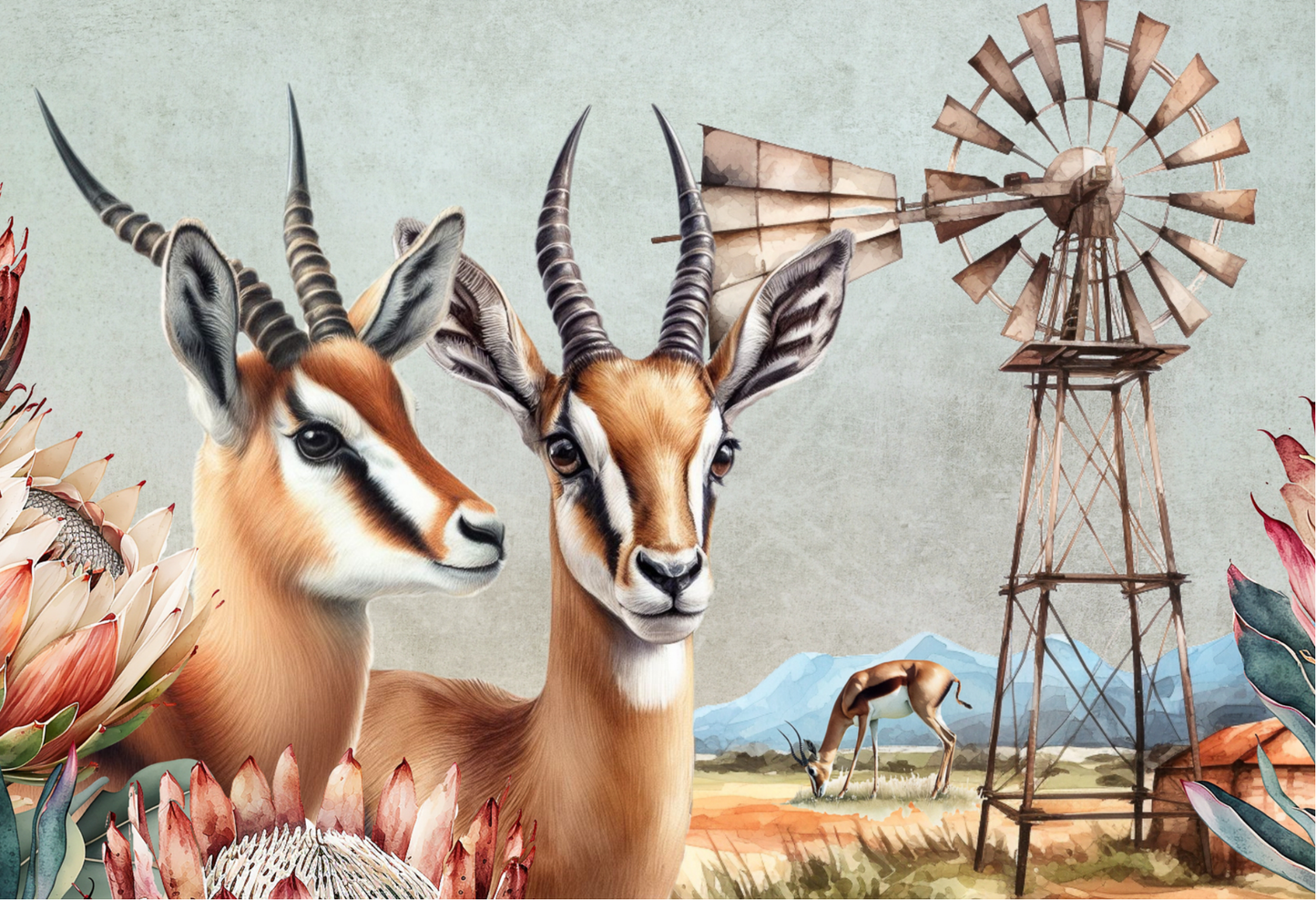 Pot Holder Springbuck