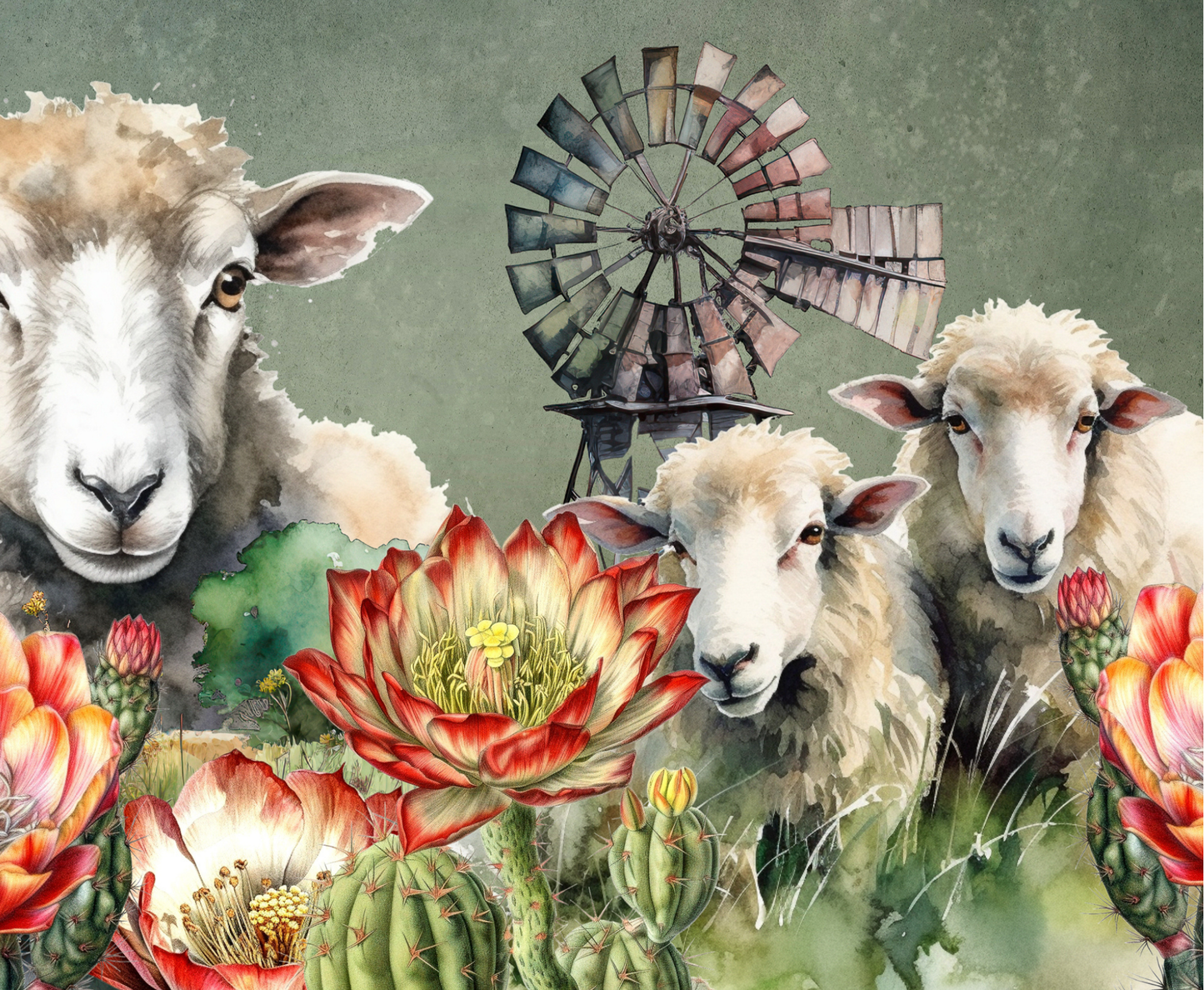 Neoprene Mouse Pad Sheep