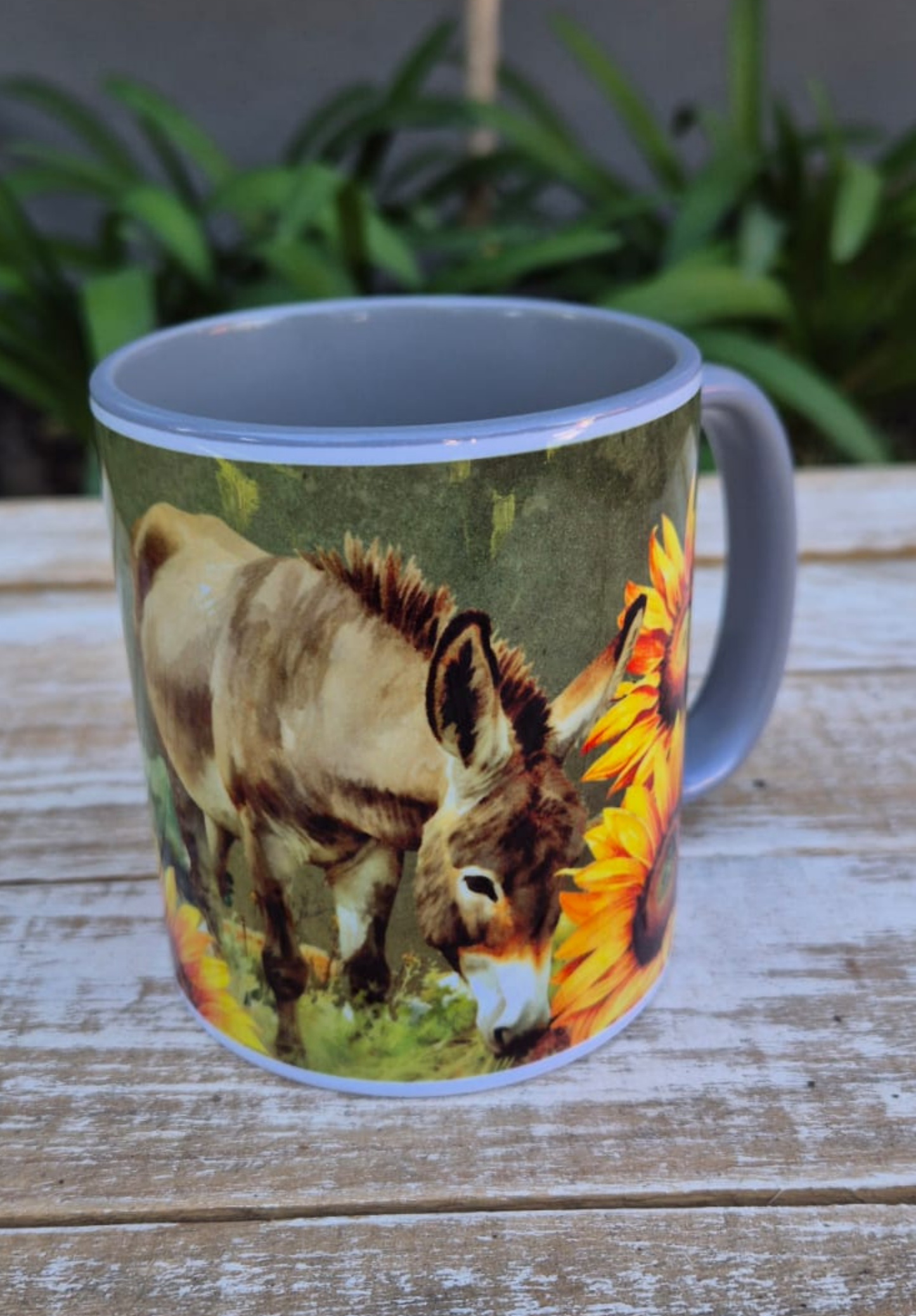 Two Tone Coffee Mug Donkey