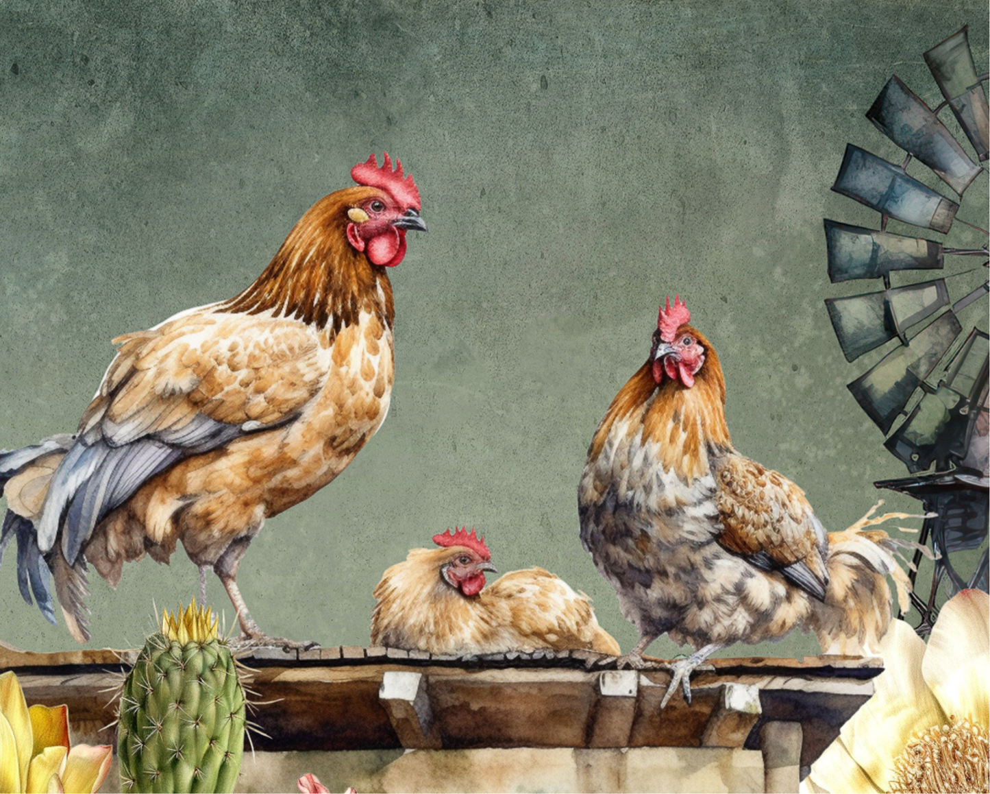 Ceramic Tile Chicken