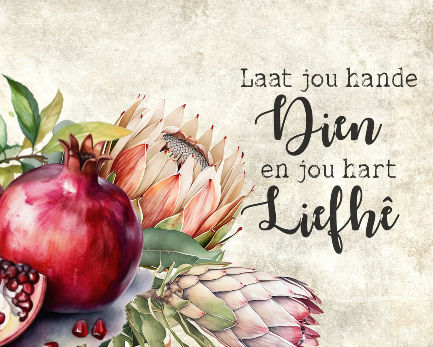 Ceramic Tile Pomegranate