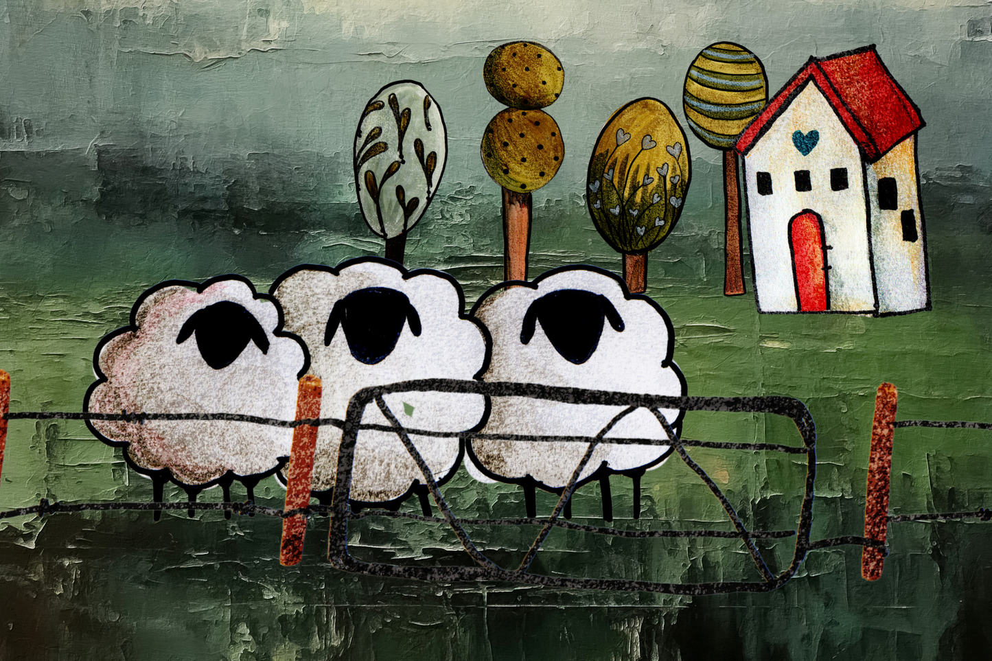 Neoprene Mousepad Little Sheep
