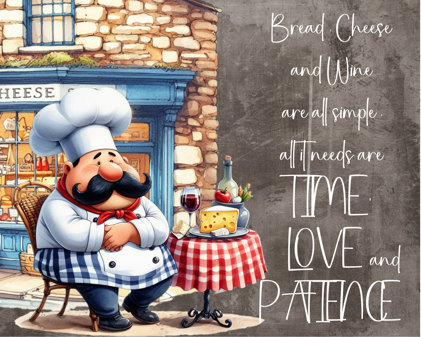Ceramic Tile Fat Chef