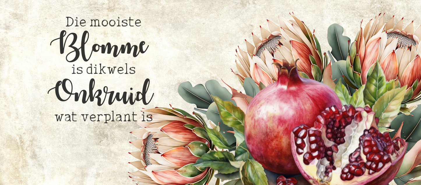 Two Tone Coffee Mug Pomegranate