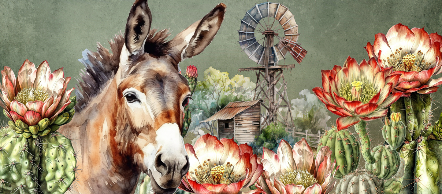 Two Tone Coffee Mug Donkey