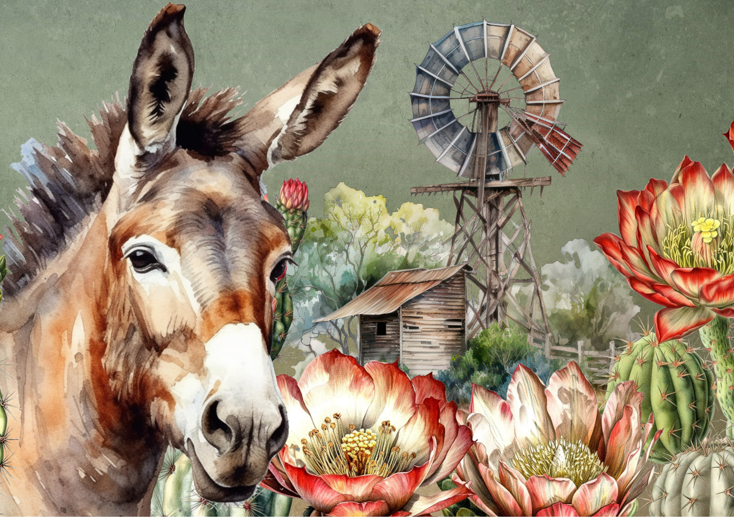 Glass Cutting Board Donkey