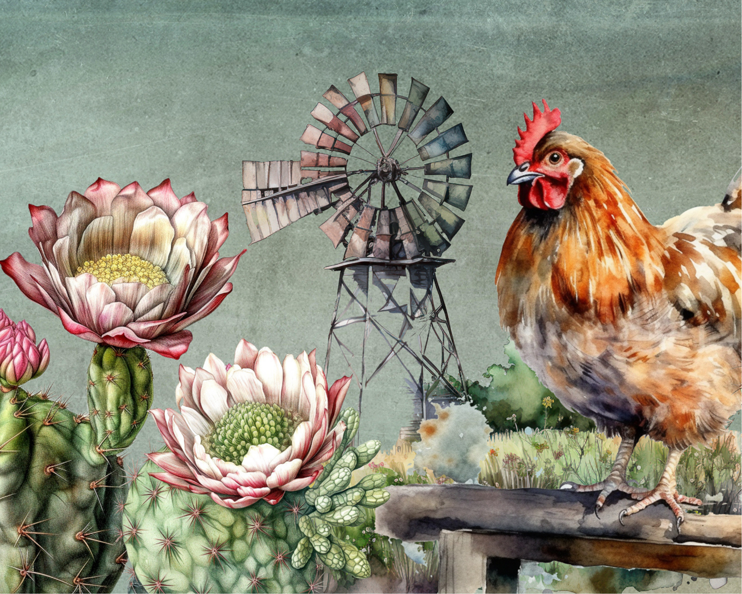 Ceramic Tile Chicken