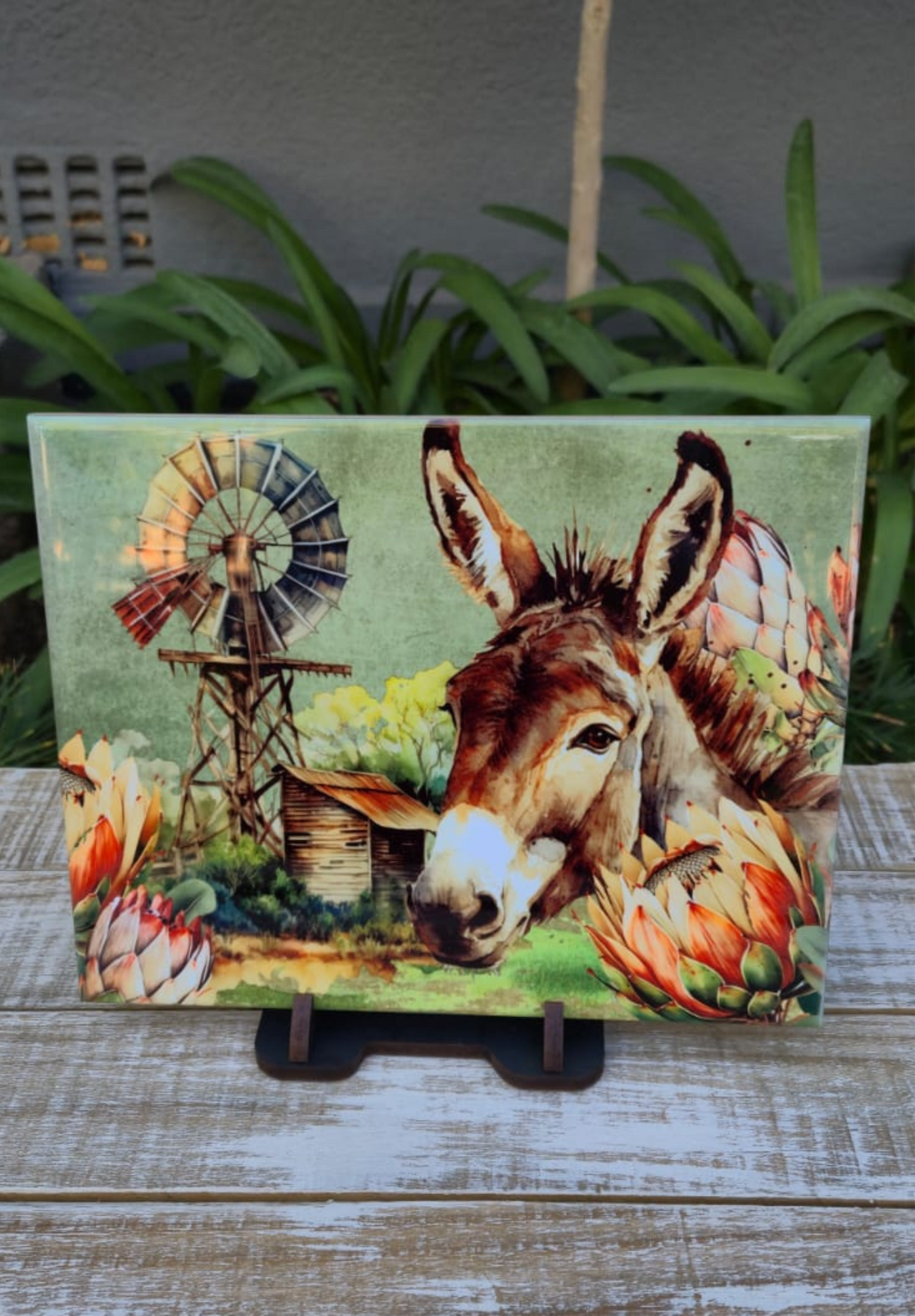 Ceramic Tile Donkey