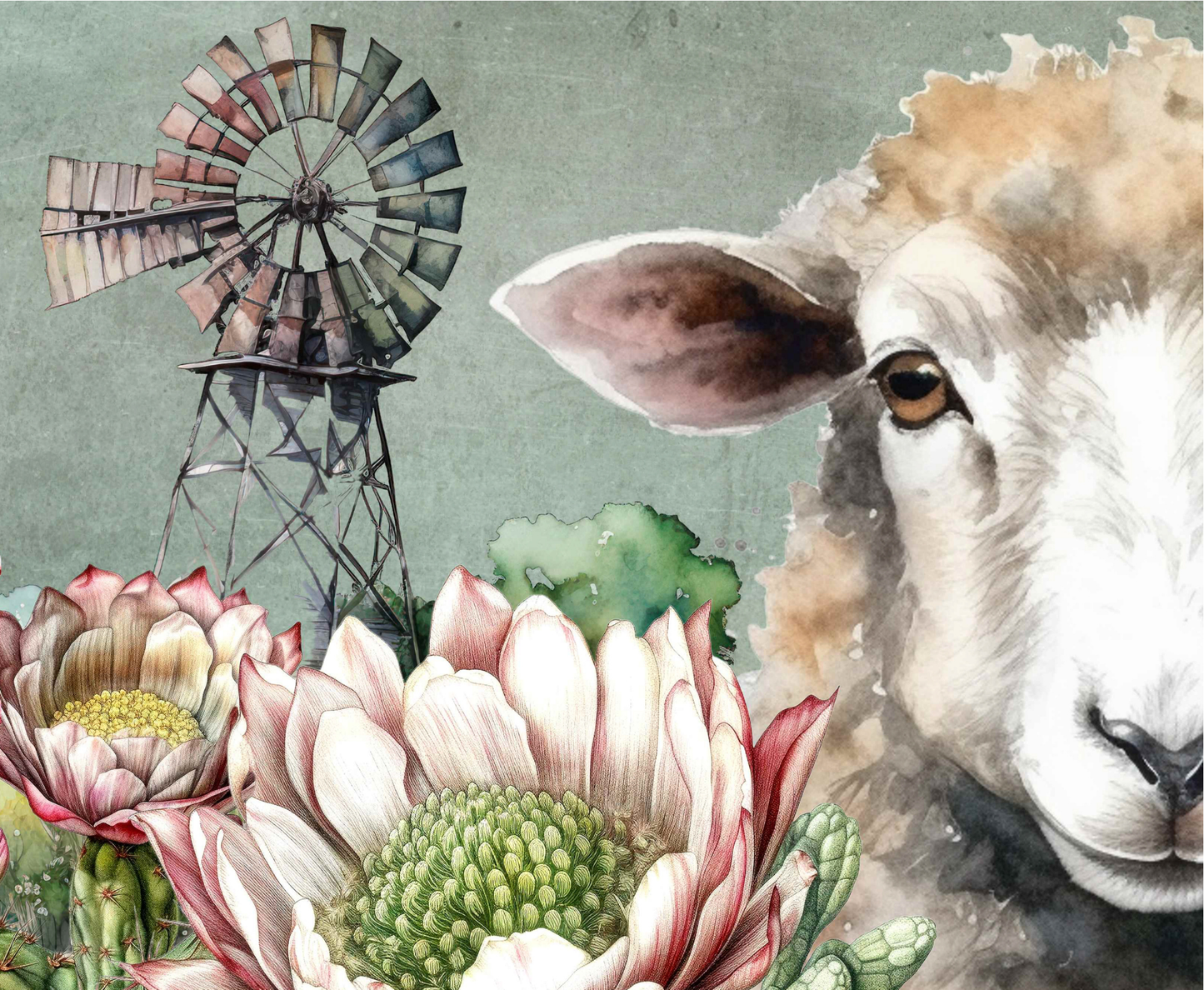 Neoprene Mouse Pad Sheep