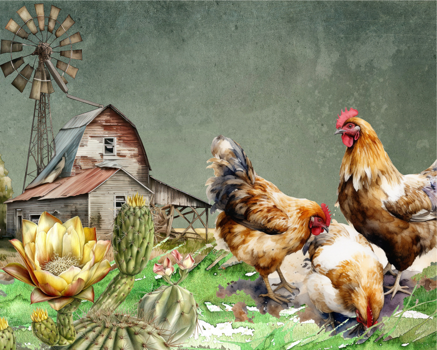 Ceramic Tile Chicken