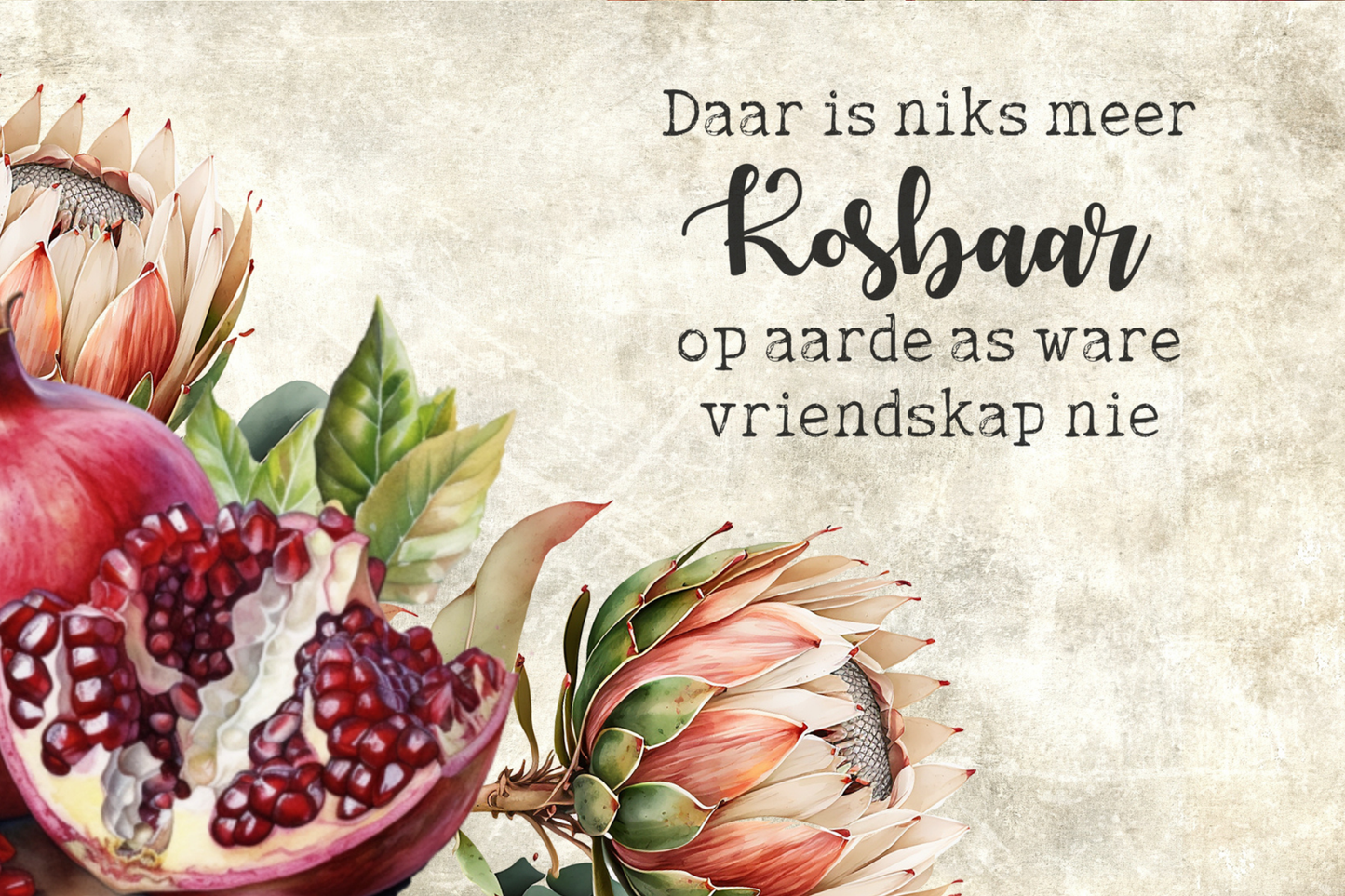 Printed Placemat Pomegranate