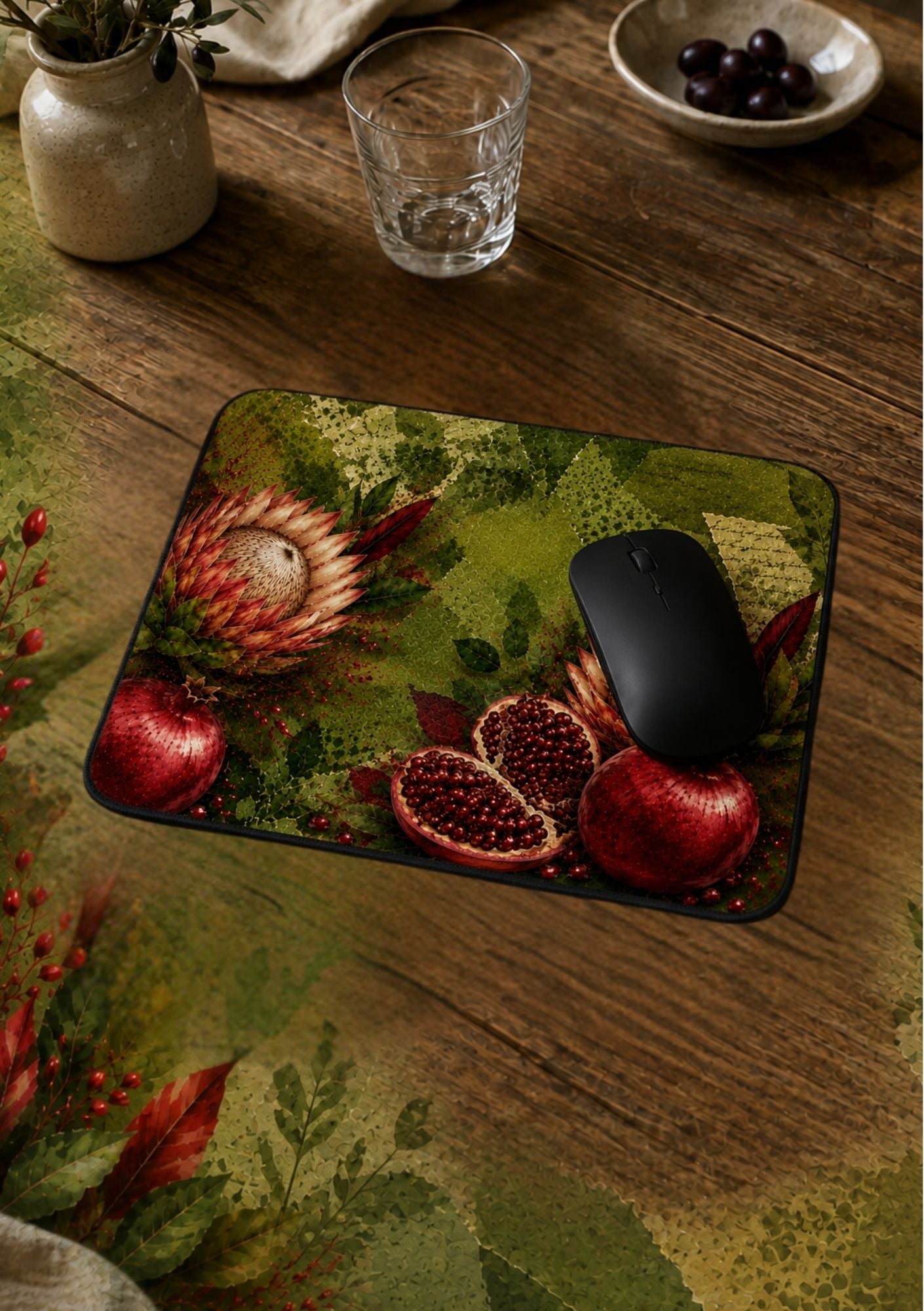 Neoprene Mousepad Pomegranate