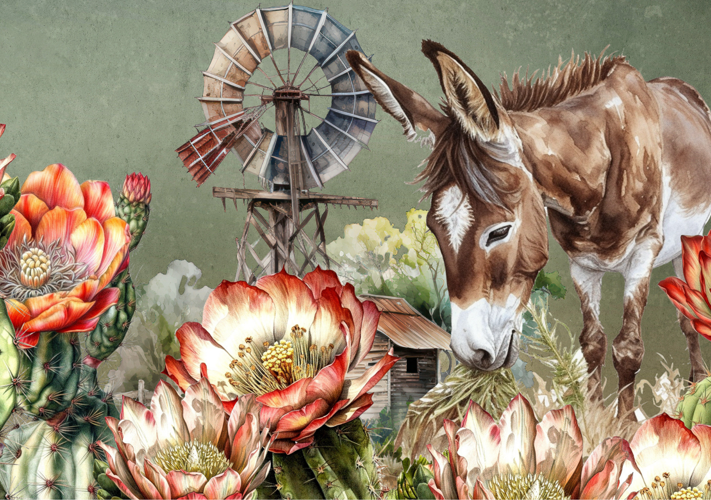 Glass Cutting Board Donkey