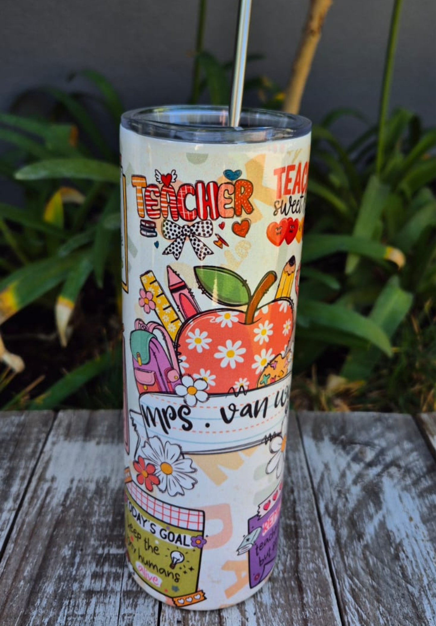 Skinny Tumbler 20oz - Teacher