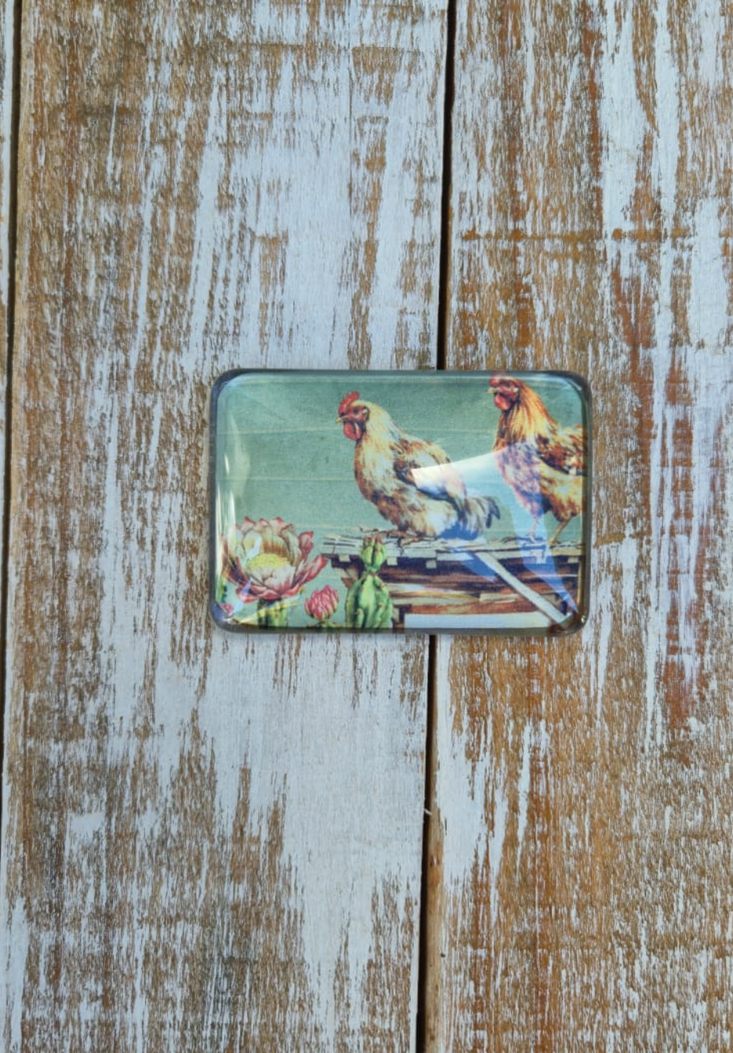 Glass Magnet Chicken