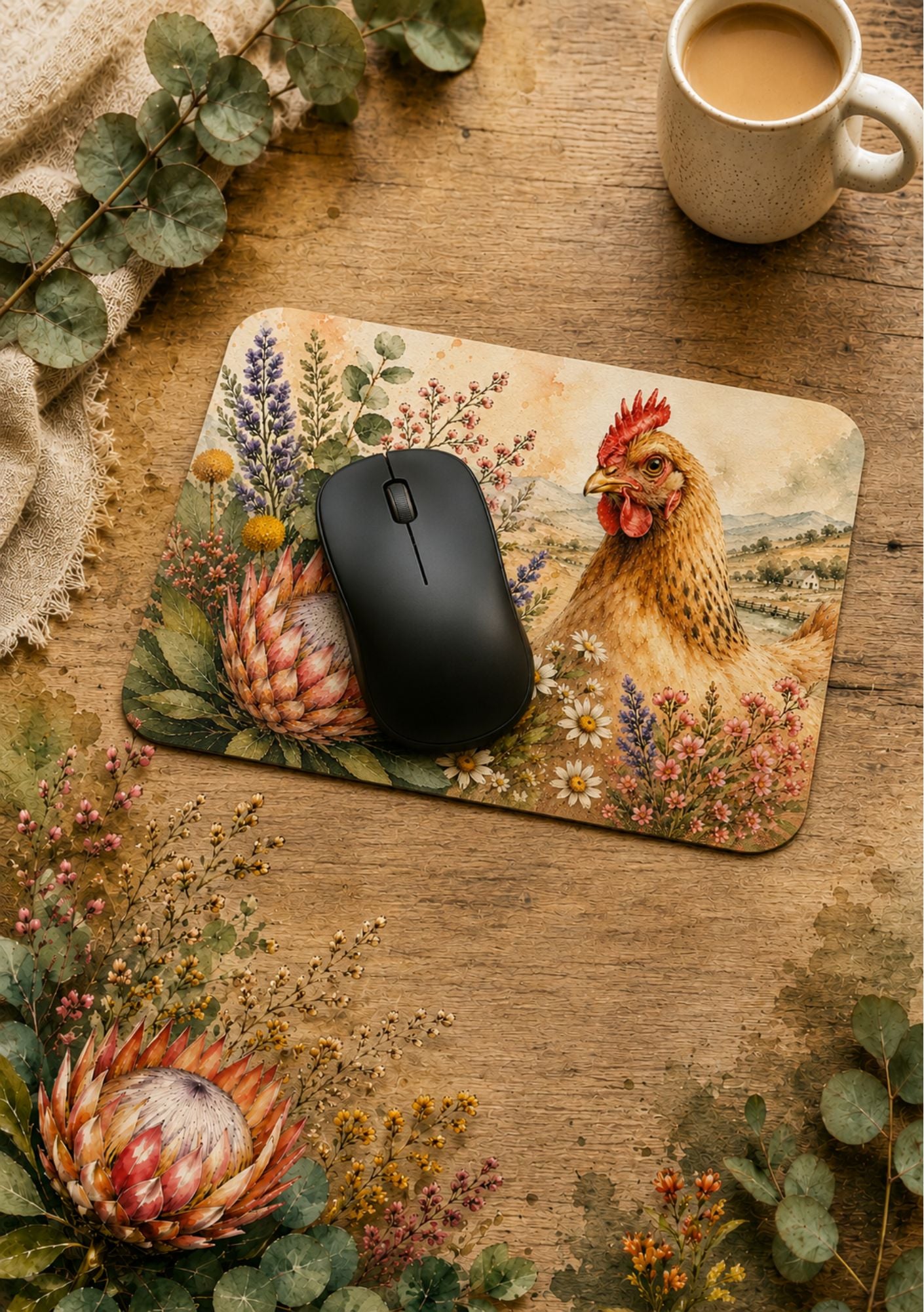 Neoprene Mousepad Farm Life