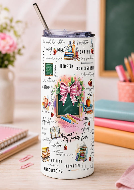 Tumbler Skinny 20oz - Teacher