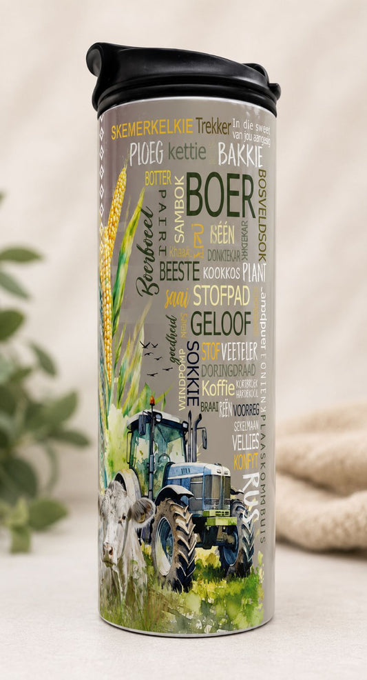 Tumbler Hot/Cold 20oz - Trots Afrikaans