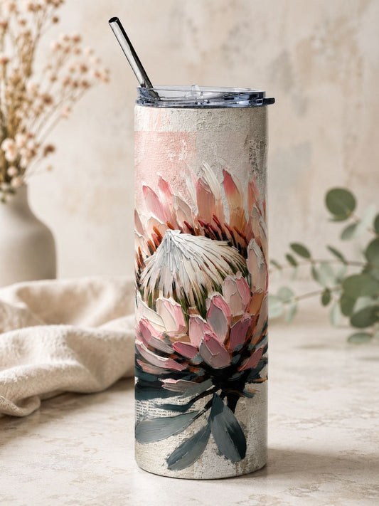 Tumbler Skinny 20oz - Protea Pink