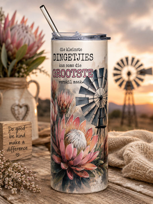 Tumbler Skinny 20oz - Afrikaans